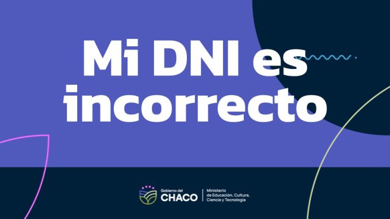 DNI erróneo