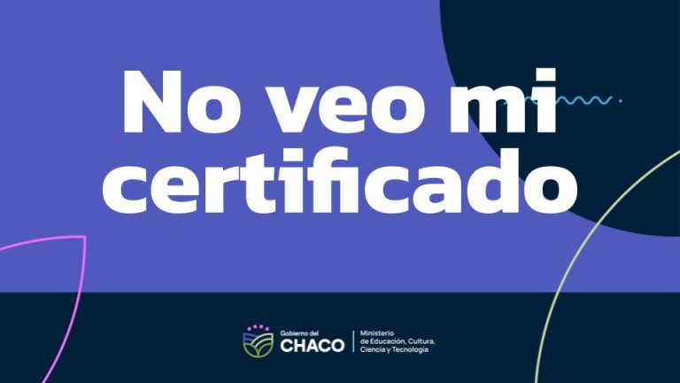 No encuentro el certificado