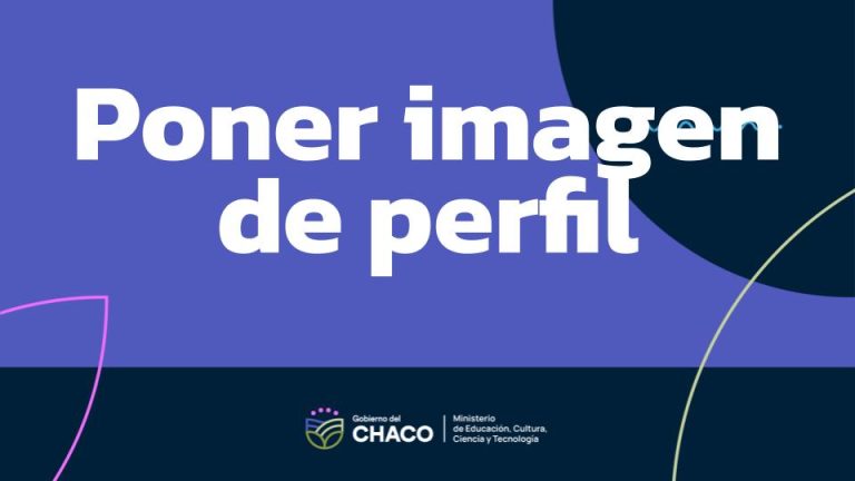 Cambiar imagen de perfil