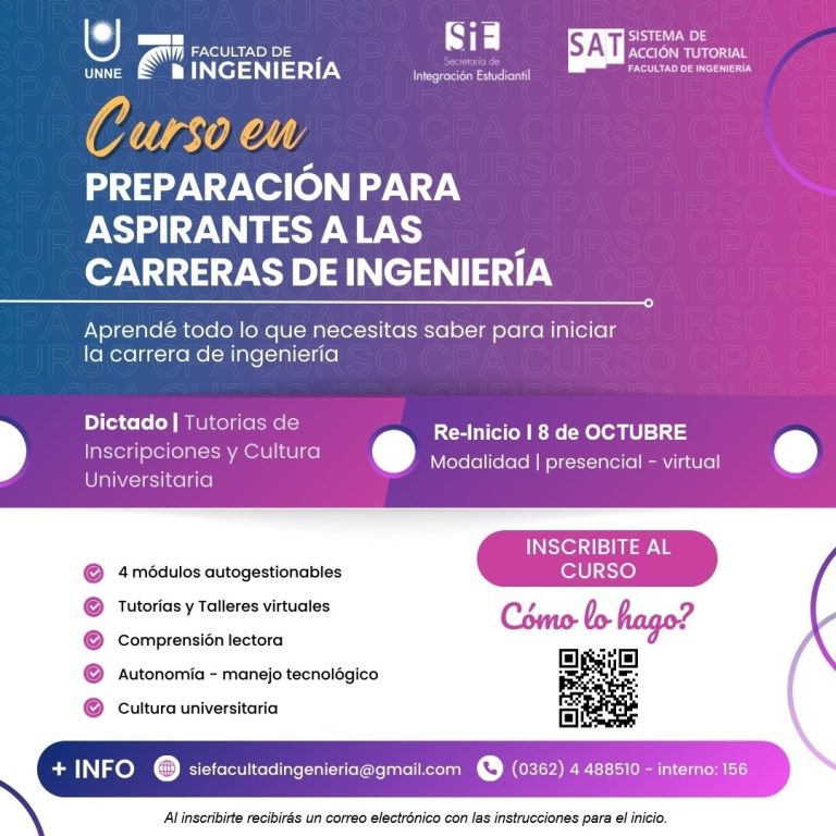 Curso en Preparación para Aspirantes a las Carreras de Ingeniería